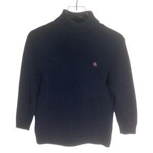 LRL Ralph Lauren Turtleneck Sweater Navy Blue Medium